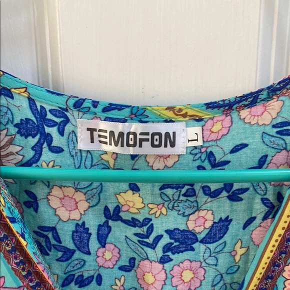 Floral wrap Sundress - Picture 4 of 5